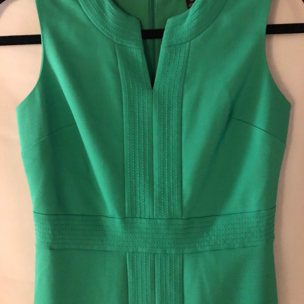 Ann Taylor Stitched Sheath Dress, 00 Petite - Picture 3 of 7